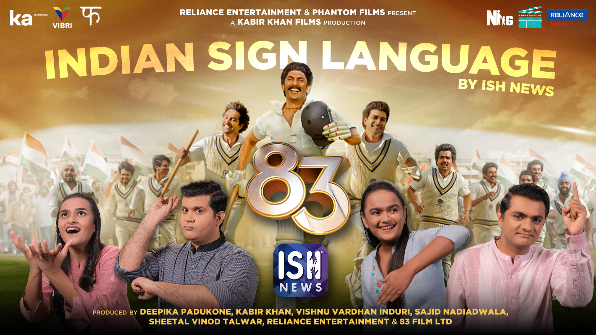 83 Movie with Indian Sign Langauge